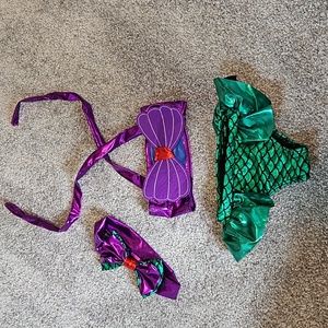 Mermaid Bathing suit (0-6m)